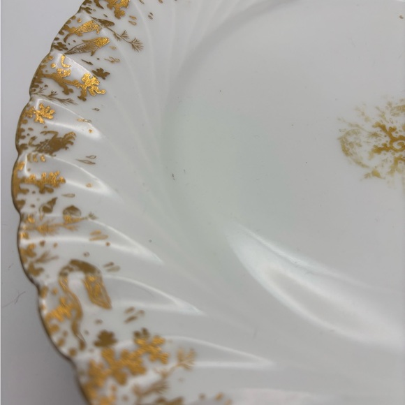 Salesman Limoges Elegant White Porcelain Plate - Picture 4 of 12